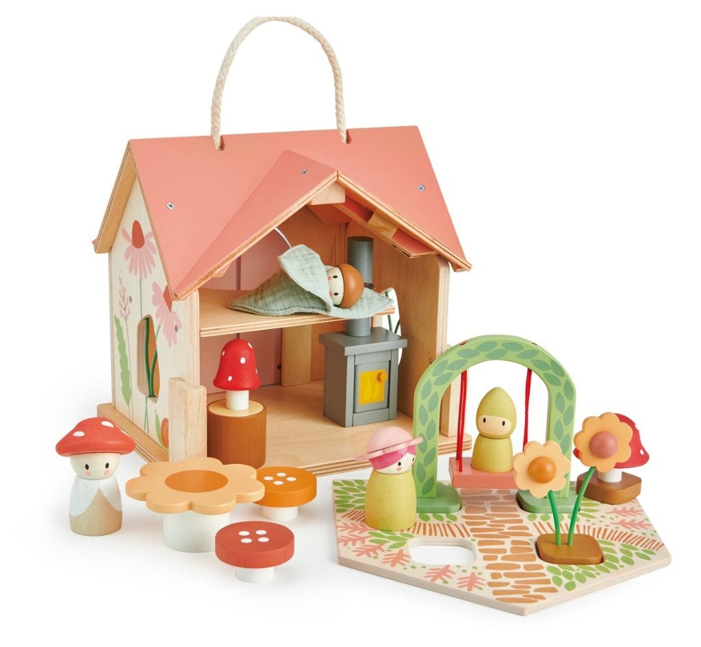 Chalet Rosewood poppenhuis Tender Leaf Toys, Kinderen en Baby's, Ophalen of Verzenden, Nieuw, Poppenhuis