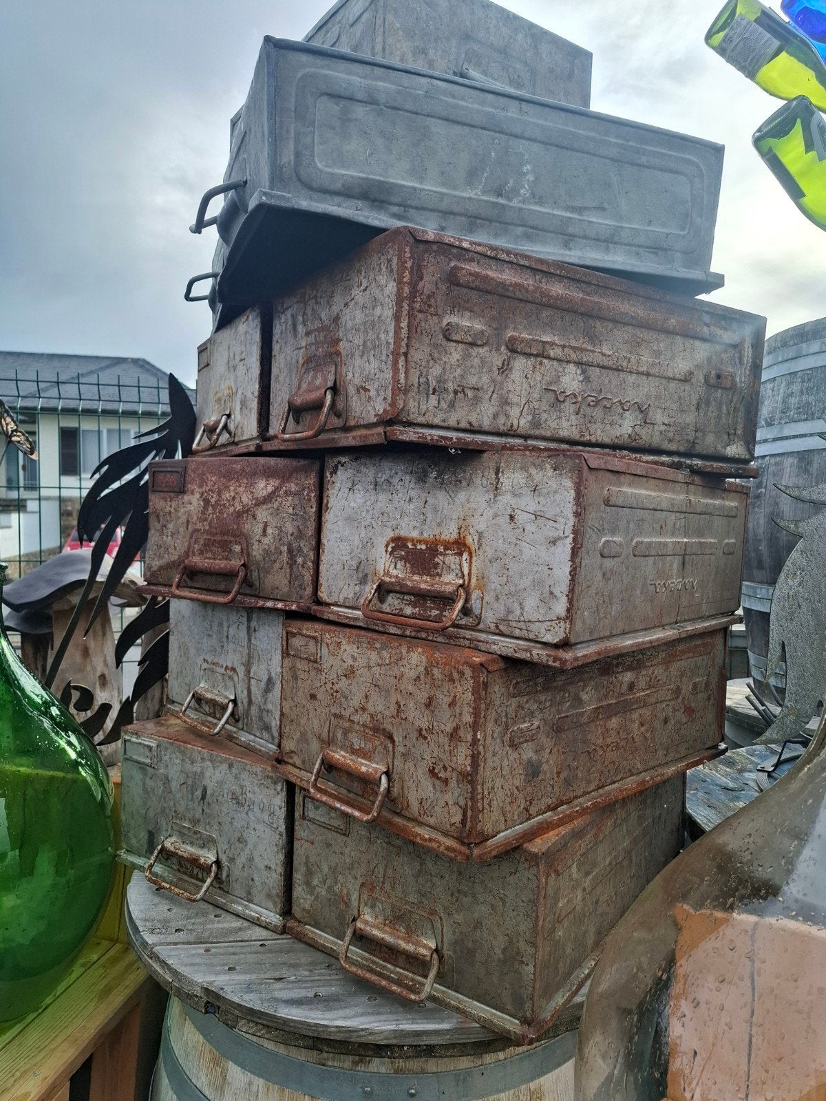 Récipients en métal tels qu'une boîte à fleurs rustique/à he, Jardin & Terrasse, Enlèvement