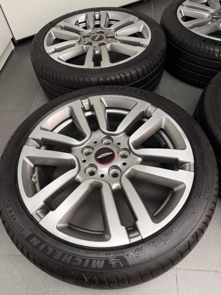 mini cooper velgen set 17 inch, Auto-onderdelen, Banden en Velgen, Velg(en), 17 inch, Ophalen