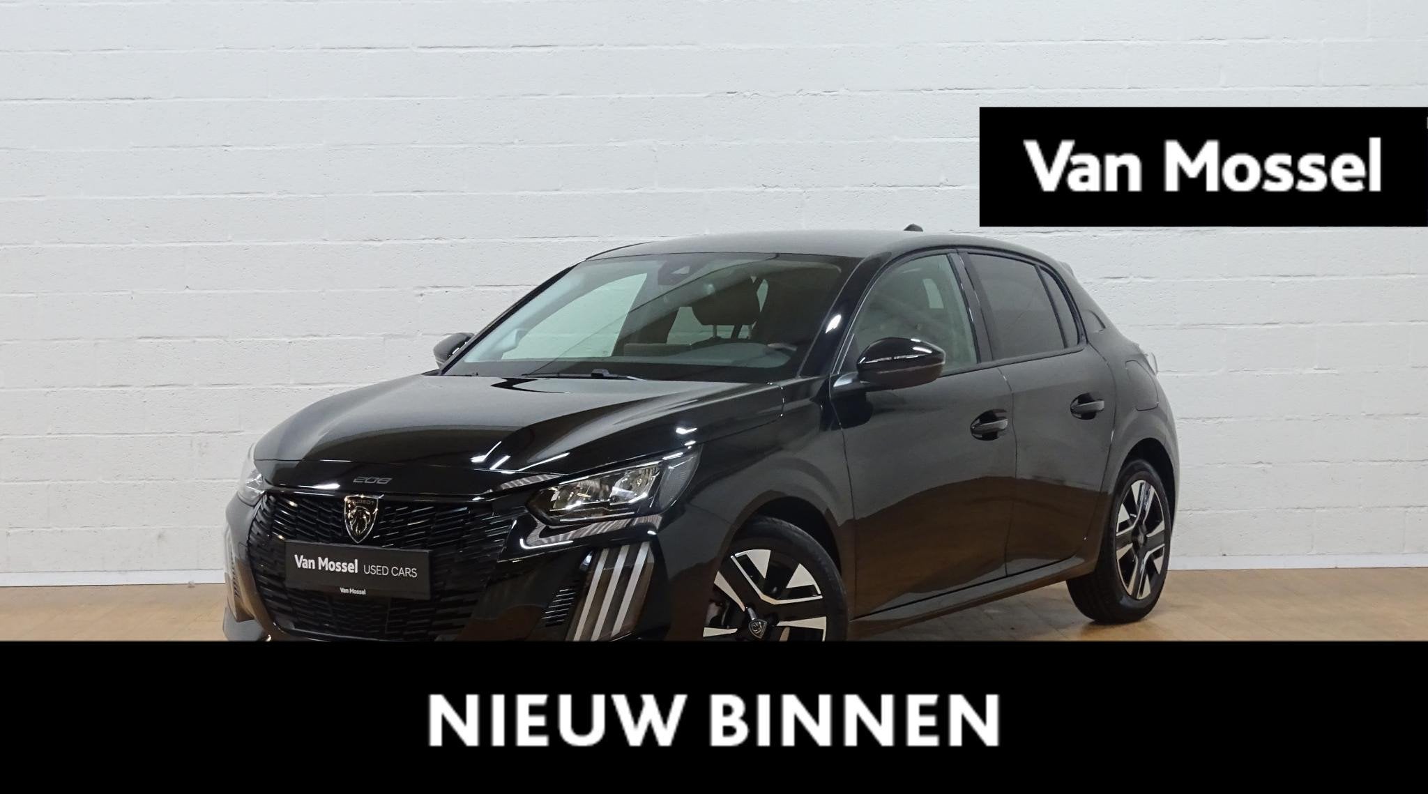 Peugeot 208 1.2T Allure, Voorwielaandrijving, Stof, Gebruikt, Zwart