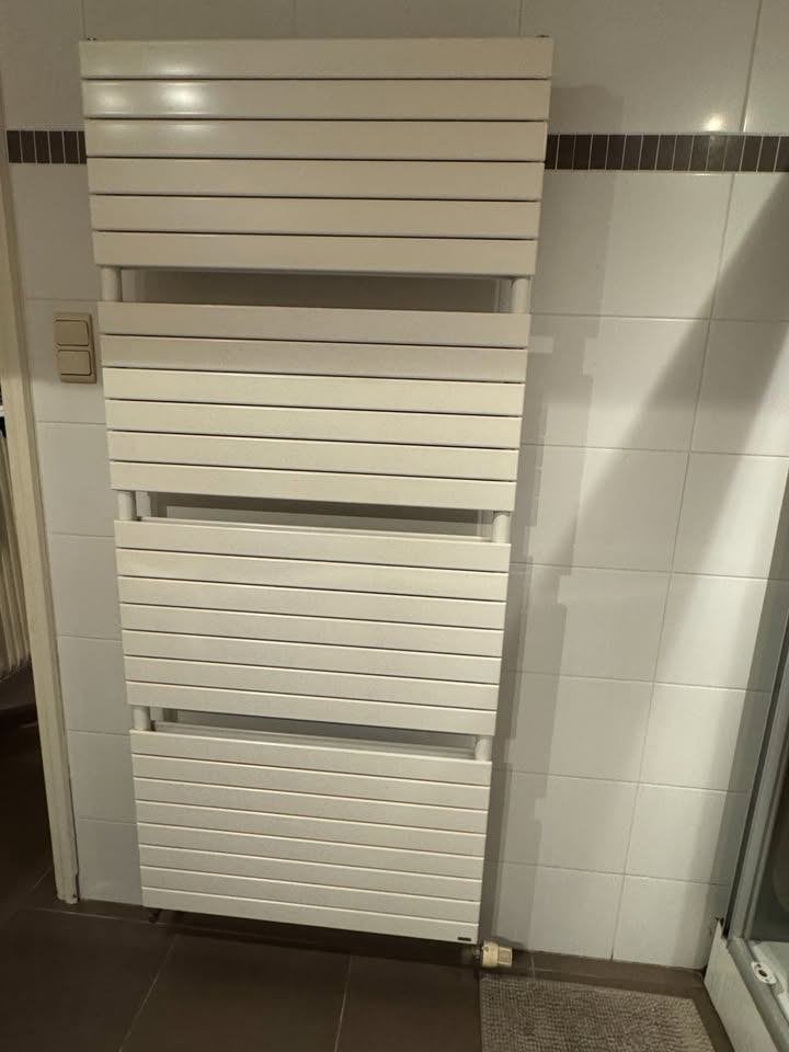CV-handdoekradiator 185 x 80 cm – wit – werkend, Ophalen, Gebruikt, Radiator, 60 tot 150 cm