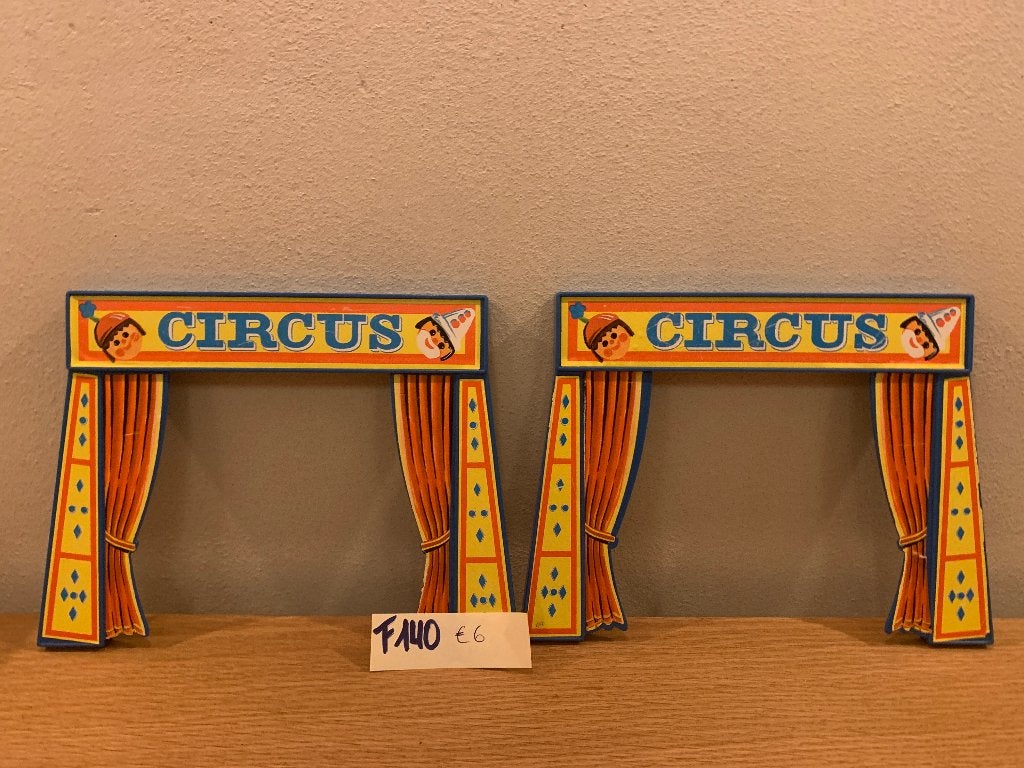 PLAYMOBIL F140: ONDERDELEN CIRCUS, Kinderen en Baby's, Gebouw, Losse onderdelen, Ophalen of Verzenden, Zo goed als nieuw