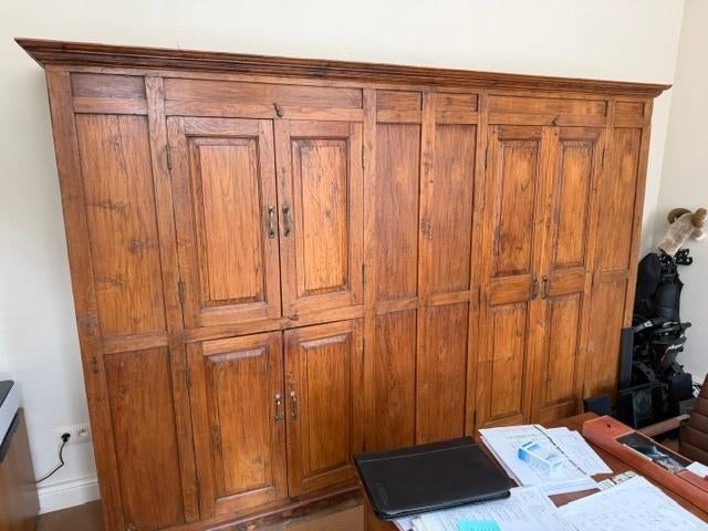 Teak houten Kast, Ophalen, Overige typen, Gebruikt, Hout