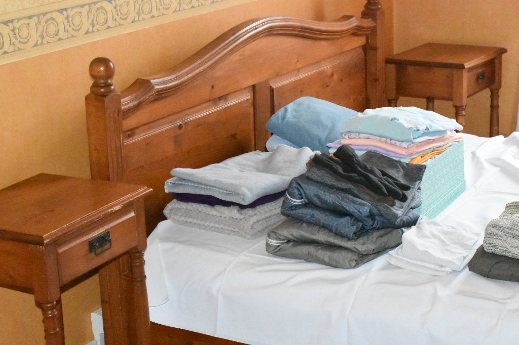 Chambre complète en bois, Enlèvement, Utilisé, Deux personnes