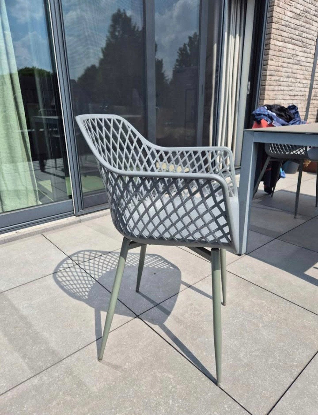 4 kuipstoelen met bijpassende kussens, Tuin en Terras, Ophalen