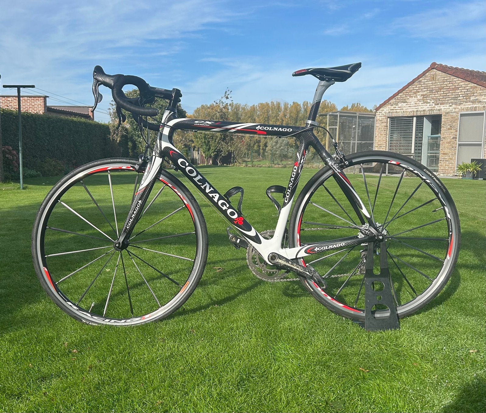 Carbon koersfiets Colnago CX-1, Fietsen en Brommers, Ophalen, Zo goed als nieuw, Carbon, Velgrem