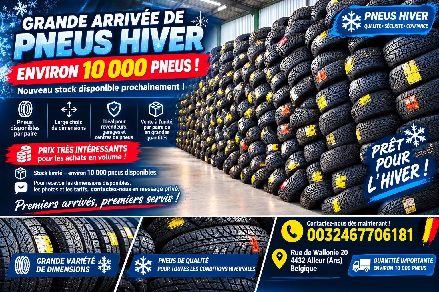Pneus occasion, Articles professionnels, Enlèvement ou Envoi