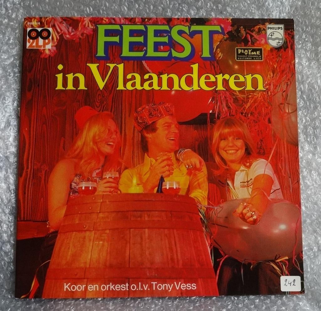 Feest in Vlaanderen, Dubbel-LP, Ophalen of Verzenden