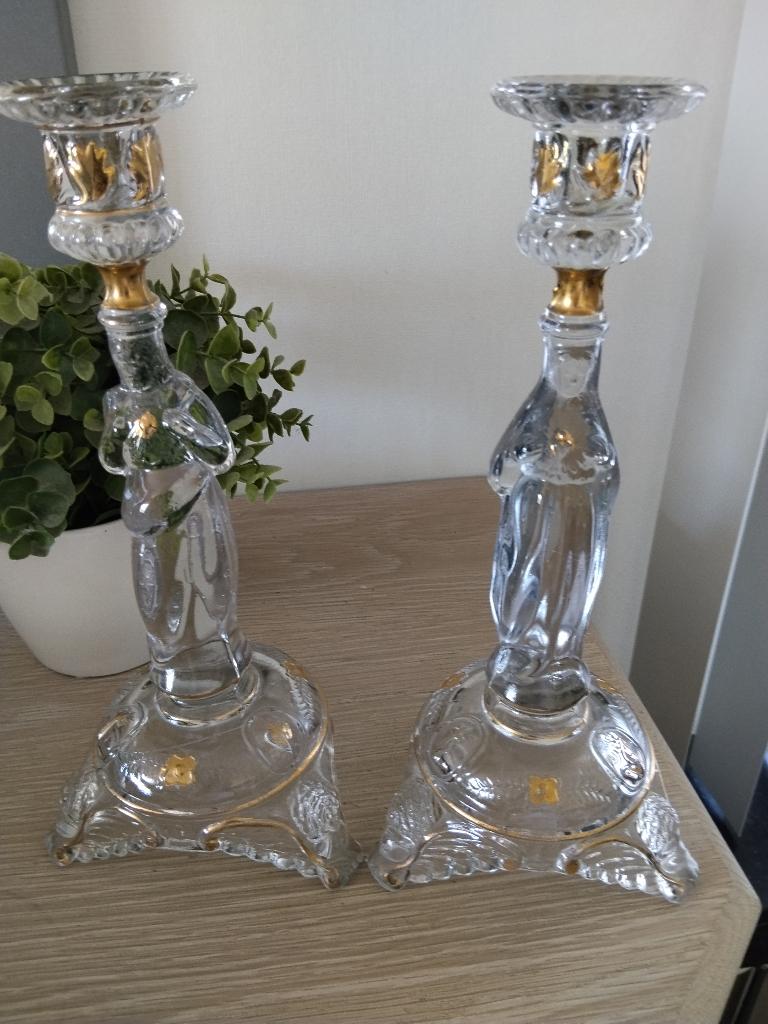 2 Val Sint Lambert kandelaars, Antiek en Kunst, Ophalen of Verzenden