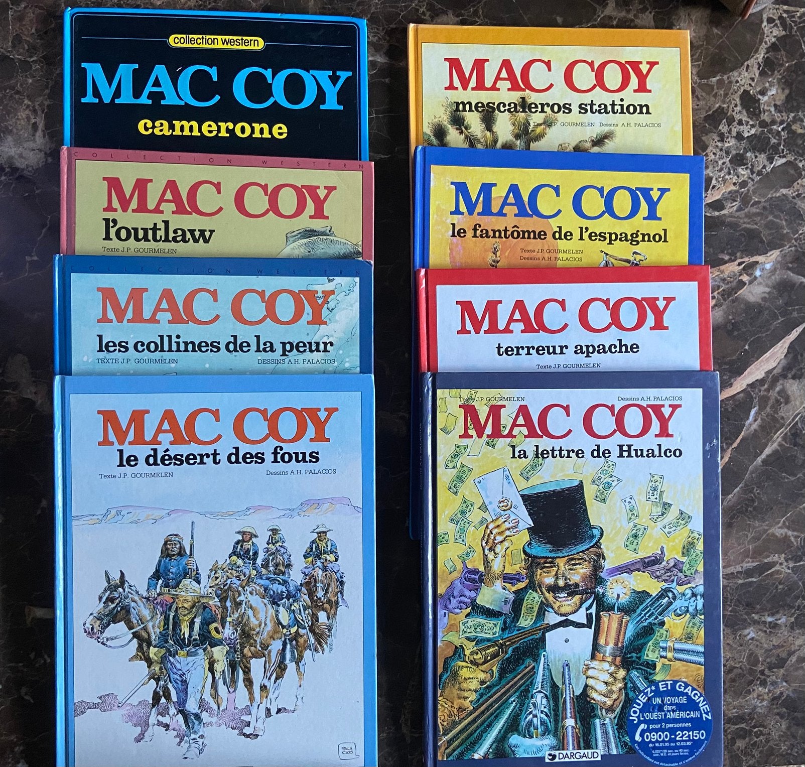 Lot de 8 BD Mac Coy  (Tomes 11-17, 19), Enlèvement ou Envoi, Comme neuf