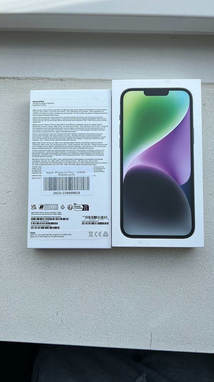 Iphone 14 plus met adapter en kabel, Telecommunicatie, Ophalen, Zo goed als nieuw, IPhone 14