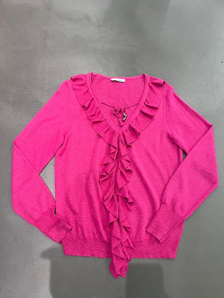 Relish lichte pull fuchsia maat L, Kleding | Dames, Ophalen of Verzenden, Zo goed als nieuw, Maat 42/44 (L), Roze