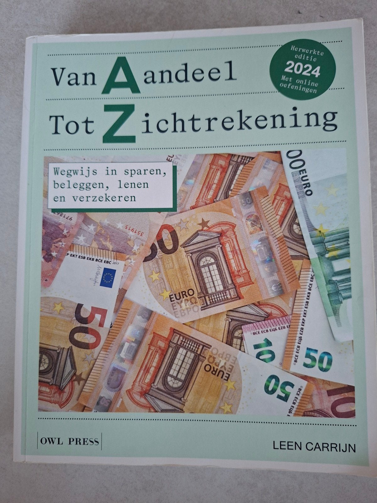Leen Carrijn - Van Aandeel tot Zichtrekening, Boeken, Ophalen, Zo goed als nieuw, Leen Carrijn