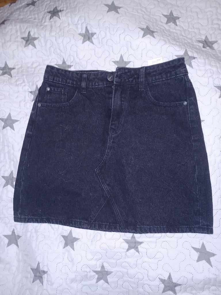 pimkie, une jupe noire en jeans pour la fille +-13 ans t.34, Kinderen en Baby's, Kinderkleding | Maat 158, Ophalen of Verzenden