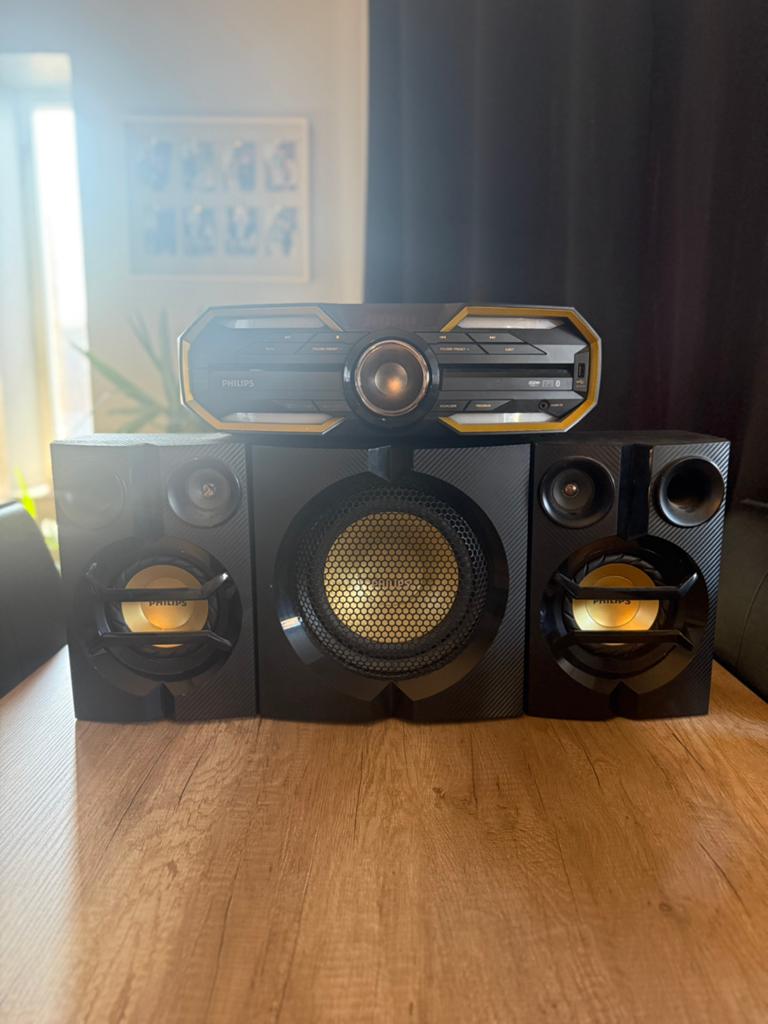 Chaîne Hi-Fi Philips Bluetooth USB Bass Boost, Enlèvement, Utilisé, Philips