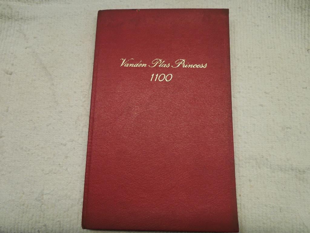 Vanden Plas Princess 1100 Manuel du conducteur, Enlèvement ou Envoi, Utilisé, Austin