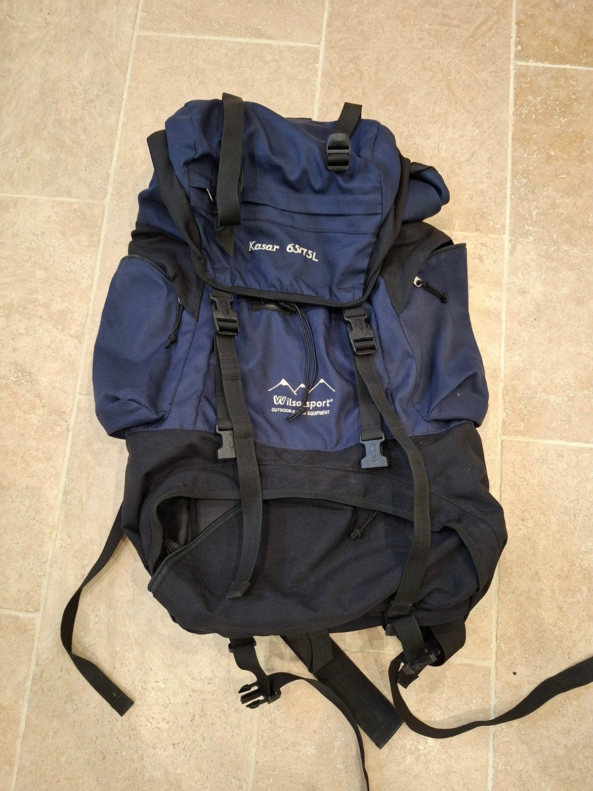 Sac de randonnée - Trek - Wilsa Sport Kasar 65/75L Bleu, Enlèvement ou Envoi