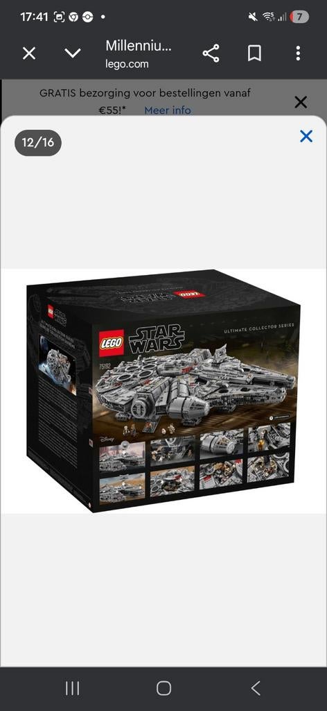 Lego Millennium Falcon, Enlèvement