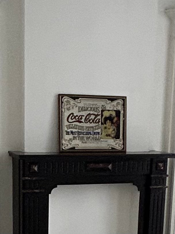 Miroir publicitaire Coca-Cola – annee 1970-80 ?, Maison & Meubles, Enlèvement, Comme neuf