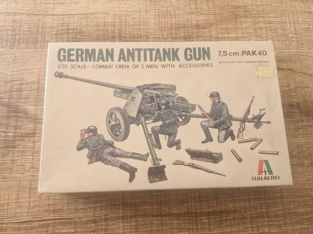 Italaerei 1/35 German Anti-Tank Gun 7.5cm Pak 40, Italeri, 1:32 tot 1:50, Overige typen, Nieuw
