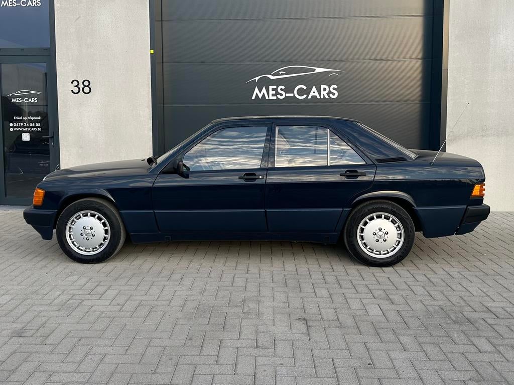 Mercedes-Benz 190 Oldtimer 2.0 Diesel 1990, Metaalkleur, Stof, Beige, Blauw