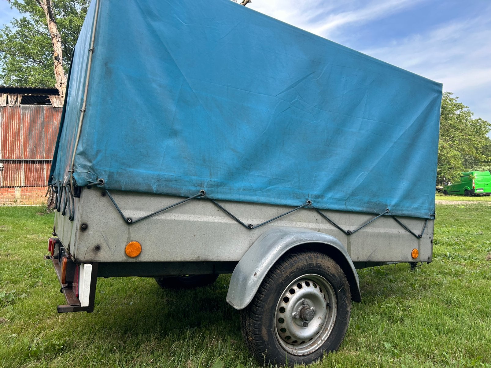 Remorque TPV de 750 kg avec auvent haut, Enlèvement, Utilisé