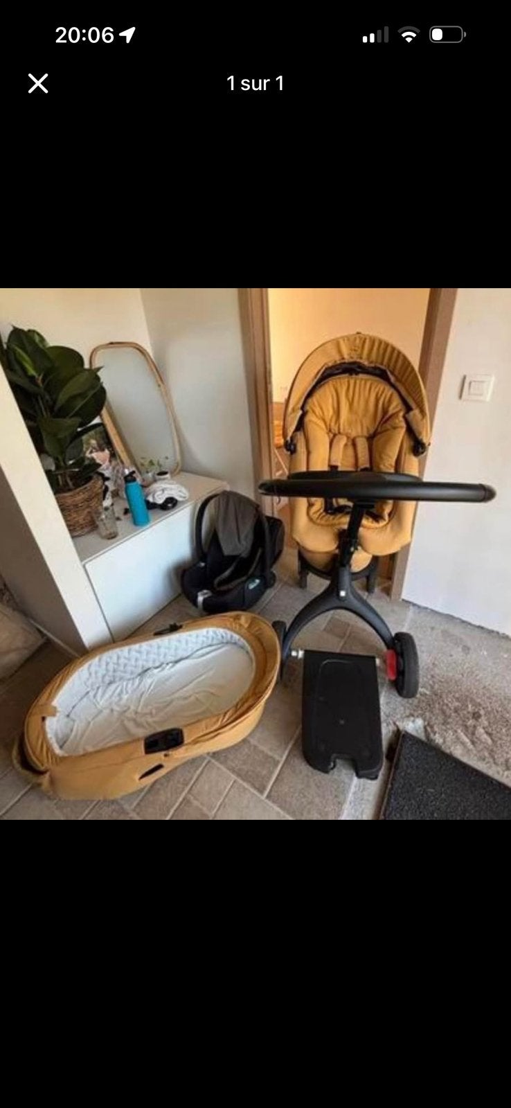 Stokke Xplory - gold, Enlèvement, Comme neuf