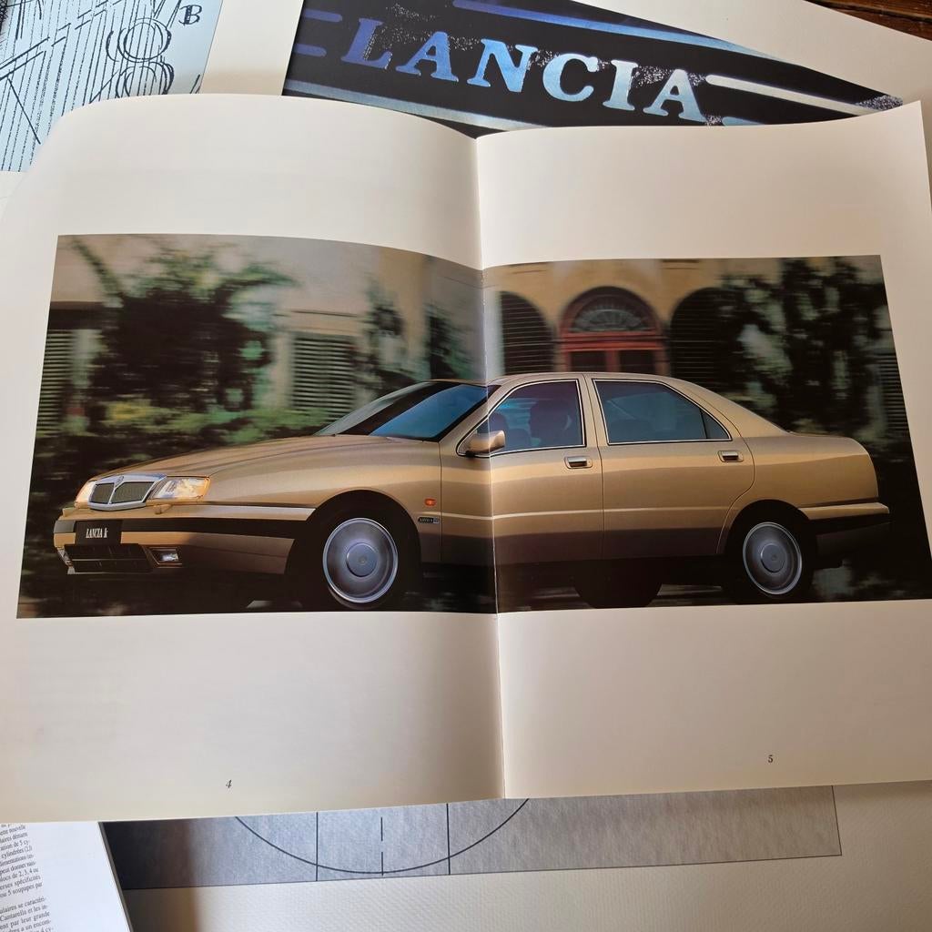 Lancia  kappa luxueuze persmap, Boeken, Ophalen of Verzenden