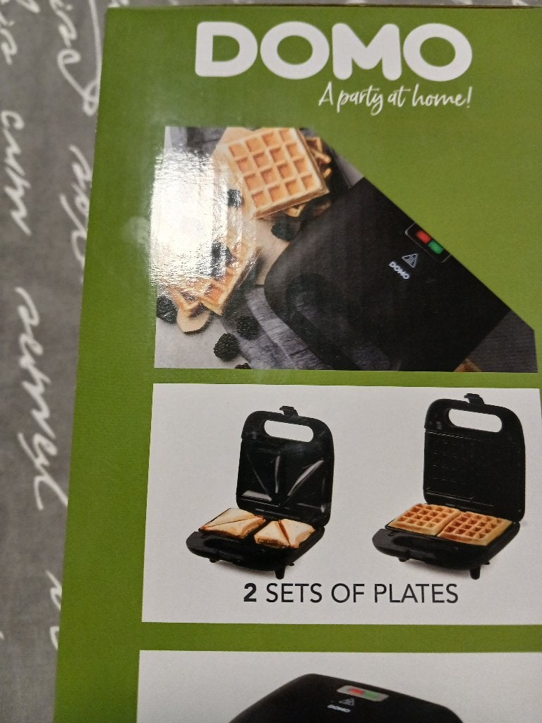 NIEUW Wafelijzer croque monsieur, Enlèvement, Neuf