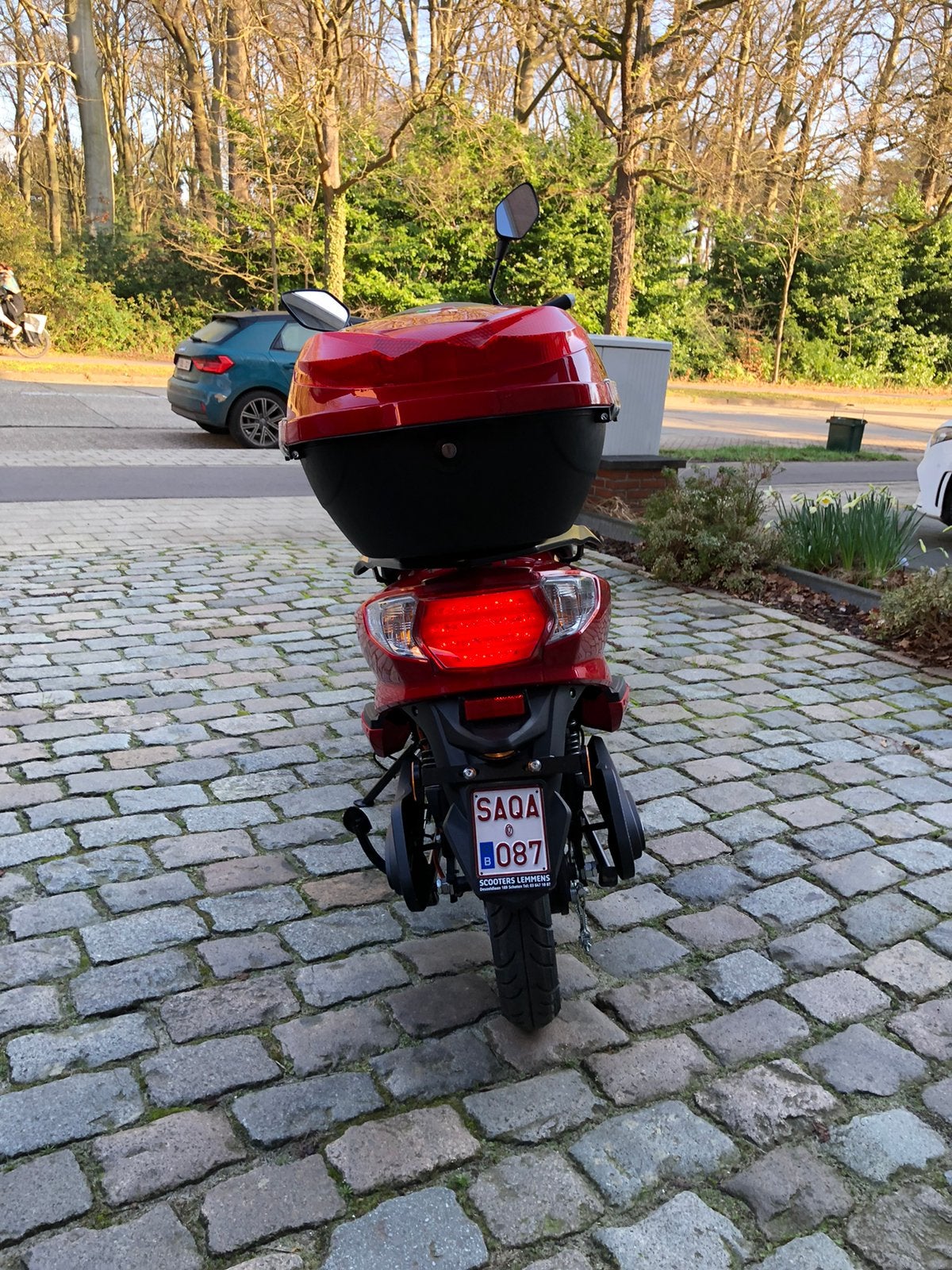 TROTTINETTE ÉLECTRIQUE JTC. ROUGE, Enlèvement, Comme neuf