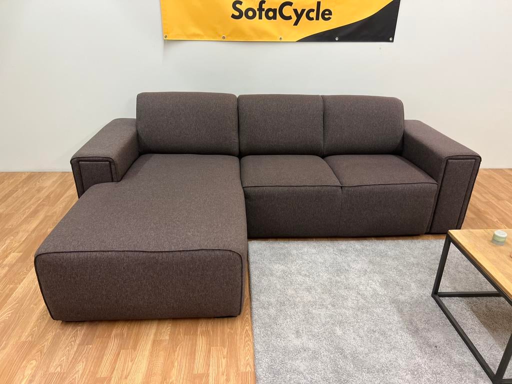 Chaise d'angle nettoyée - Livraison à domicile/Sofacycle, Enlèvement ou Envoi, Comme neuf, SofaCycle, Info@sofacycle.be