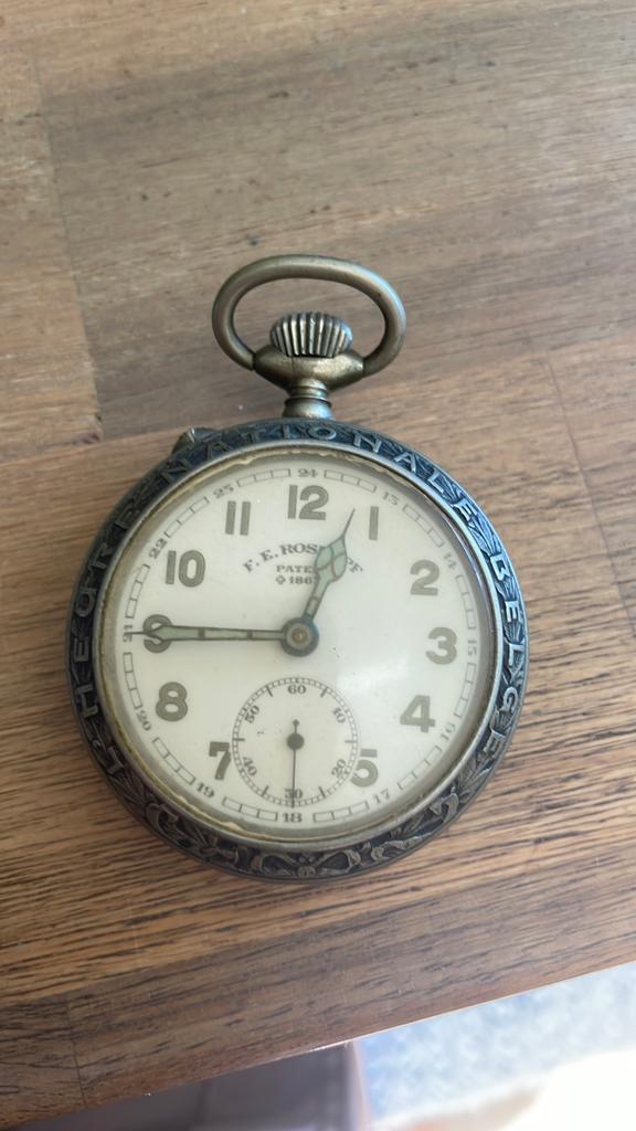 Zakhorloge Roskopf 9 provincies, Ophalen of Verzenden, Zakhorloge, Overige merken