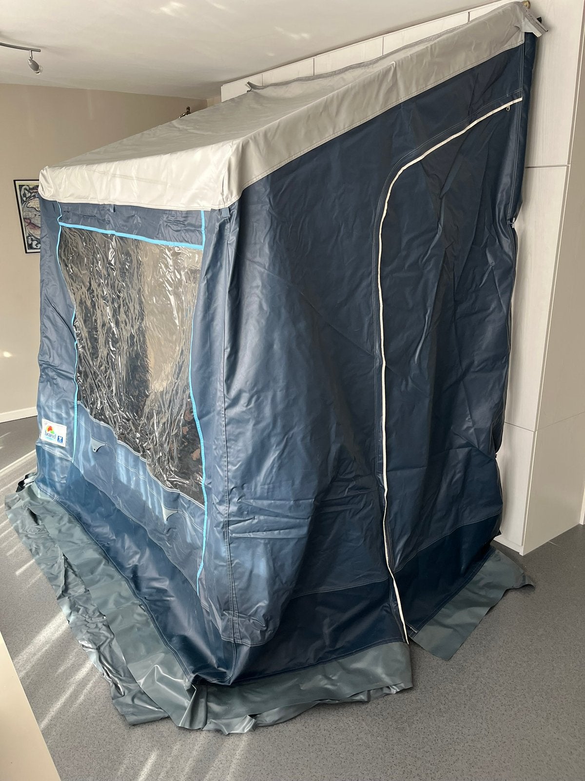 Voortent - Brand - (2m x 1,5m), Ophalen, Zo goed als nieuw, PVC, Brand