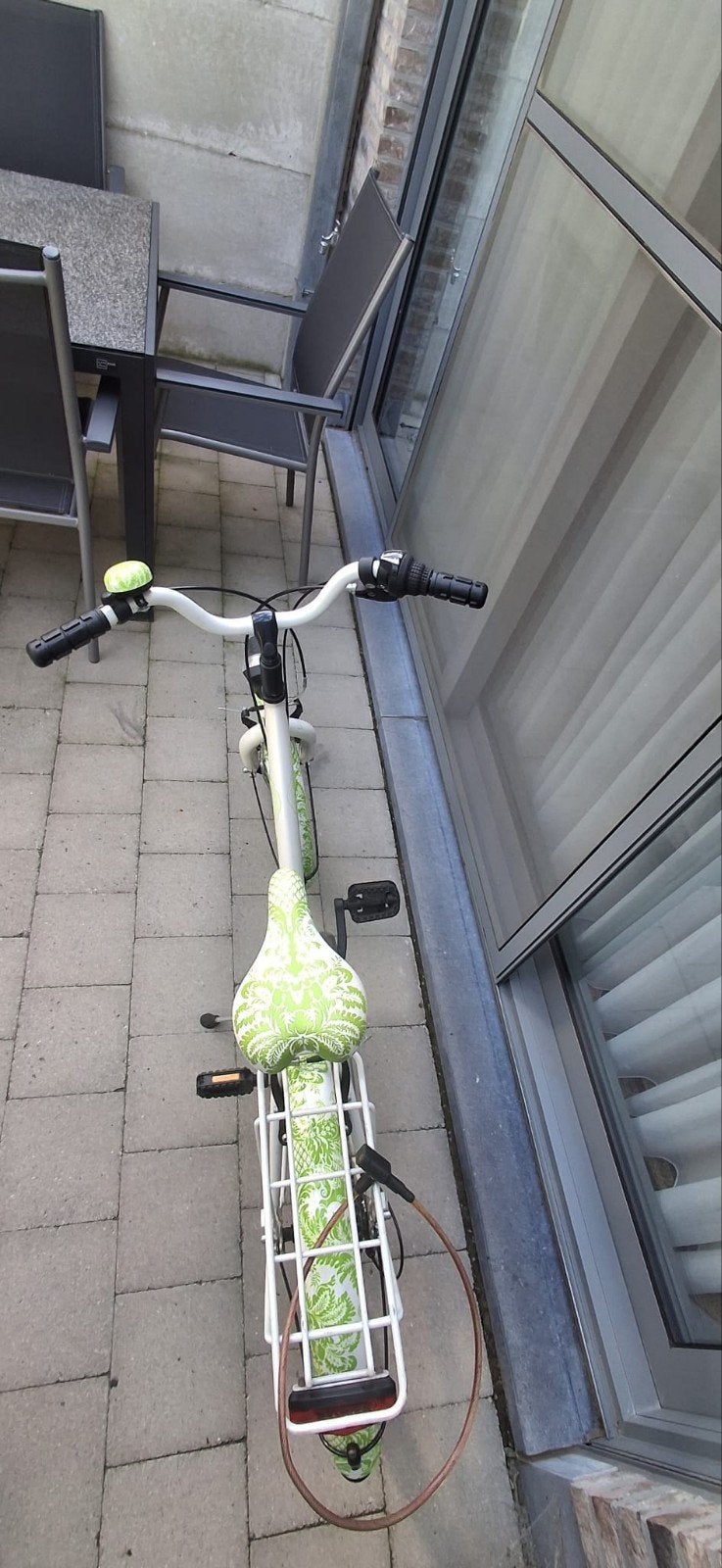 kinder fiets, Ophalen
