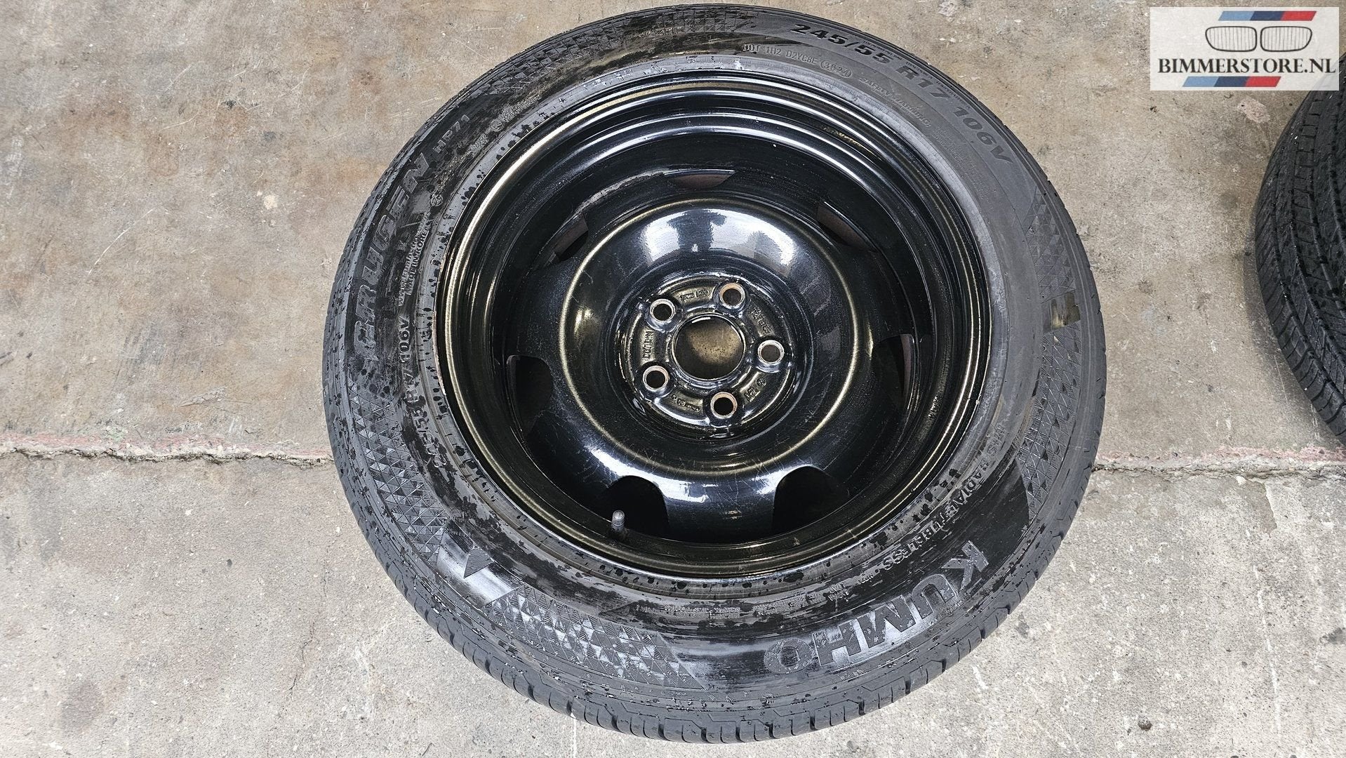 Set stalen zwarte verbrede velgen Volkswagen Transporter Mul, Gebruikt, Velg(en), -, -