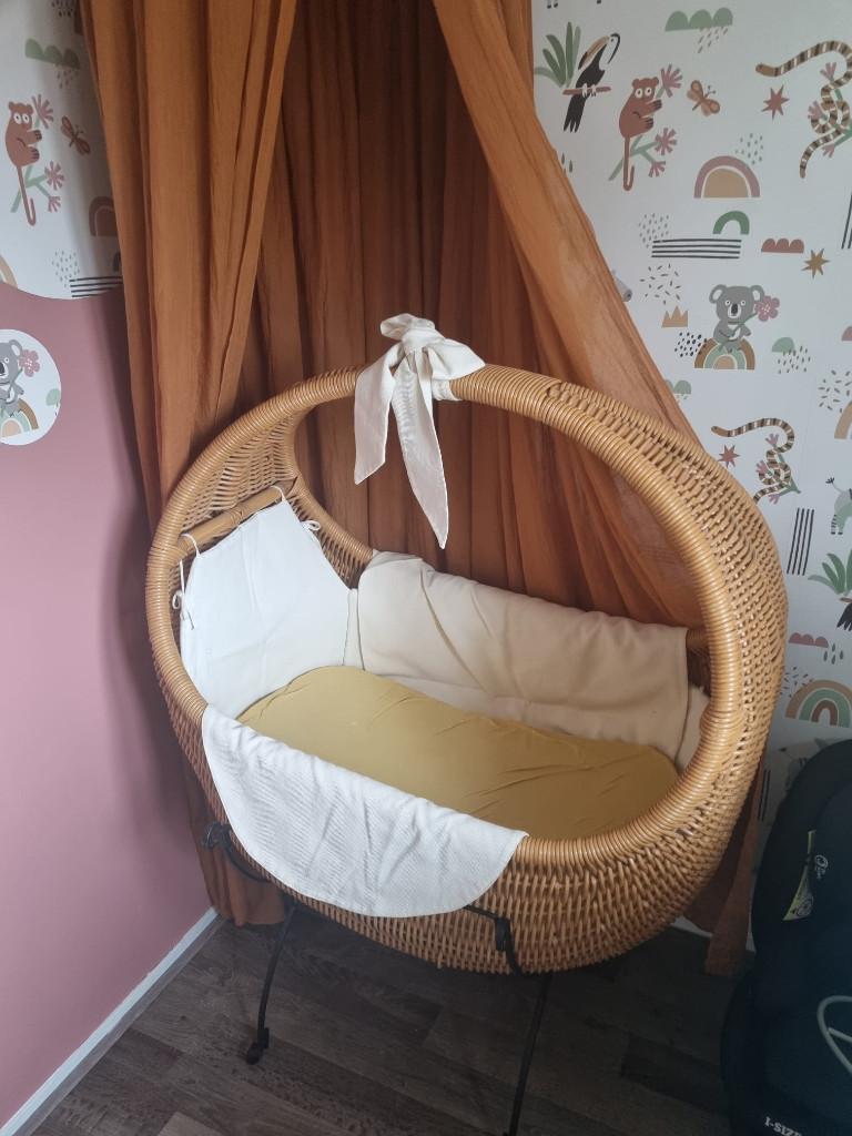 ROTAN WIEGJE CELINE, Kinderen en Baby's, Babywiegjes en Ledikanten, Ophalen, Zo goed als nieuw, Wieg