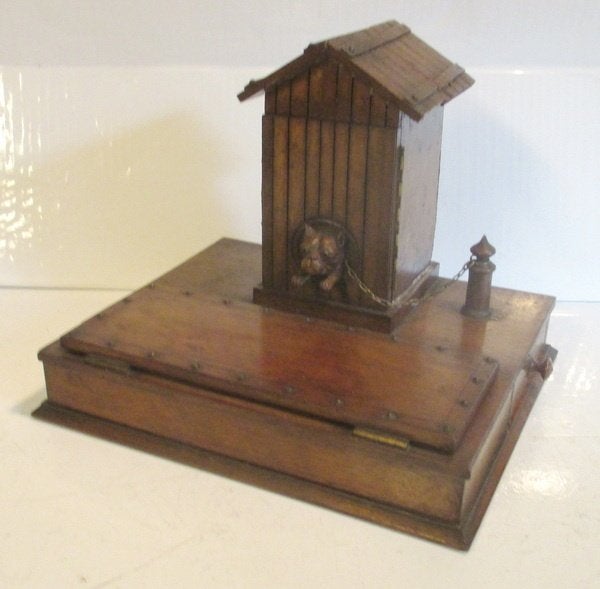 ensemble de bureau ancien Forêt-Noire bouledogue français, Envoi