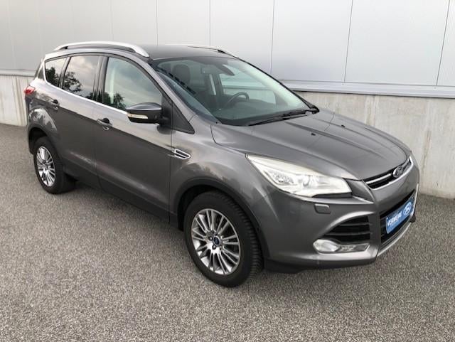 Ford Kuga Titanium 1.6 ecoboost (bj 2014), Gebruikt, 110 kW, Leder, Bedrijf