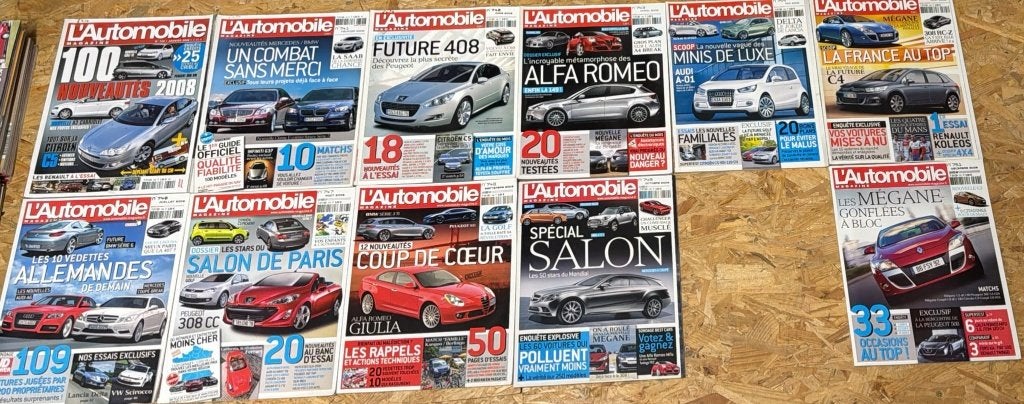 L'Automobile Magazine 2008, Gelezen, Algemeen, L'Automobile Magazine, Ophalen of Verzenden