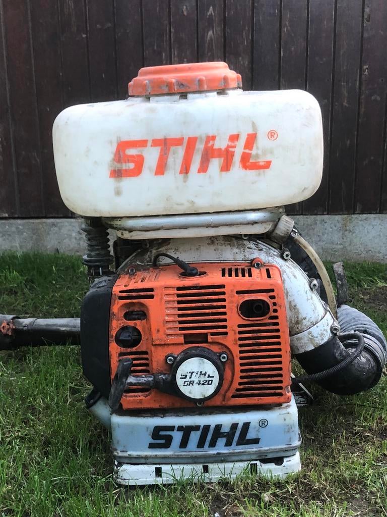 Stihl sr 420, Tuin en Terras, Ophalen, Zo goed als nieuw