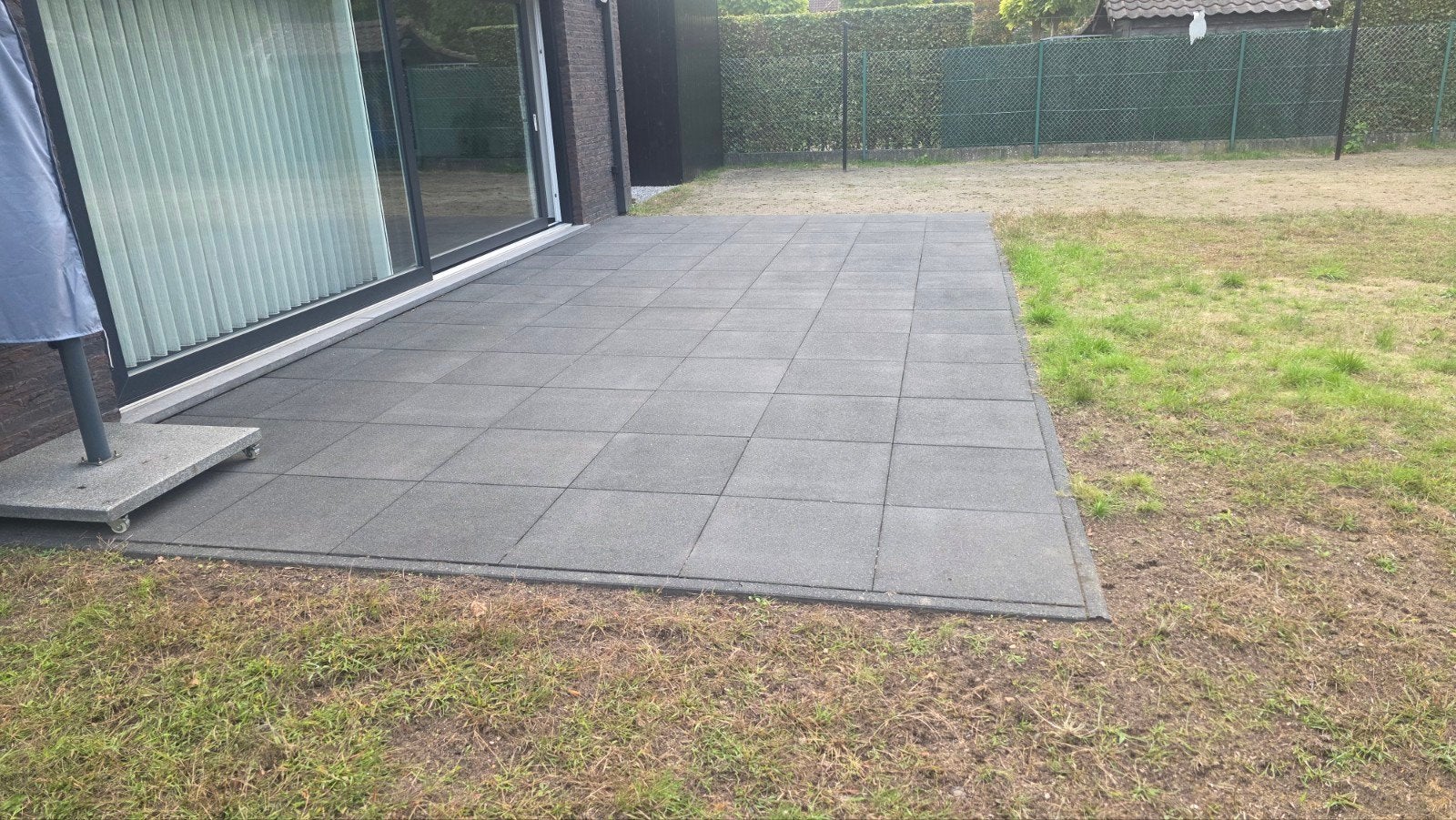 ebema betontegels ( black rockstone) 60x60, Enlèvement, Utilisé, Béton, 10 m²² ou plus