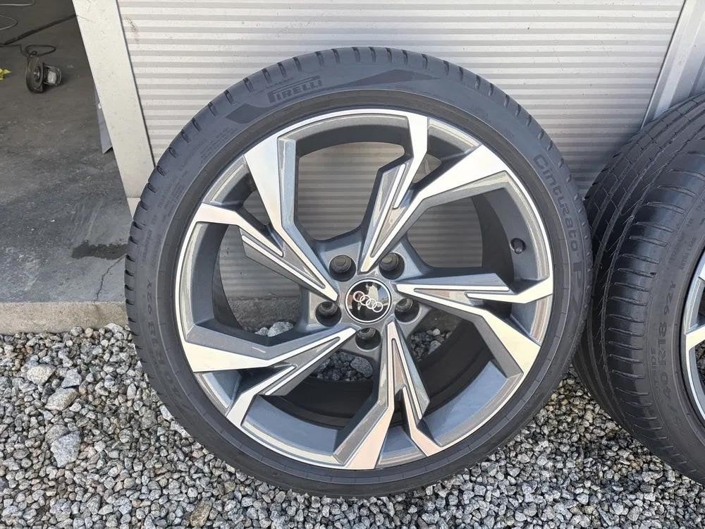Audi velgen Sline 18 inch originele Audi A3, Ophalen, 18 inch, Gebruikt, Banden en Velgen