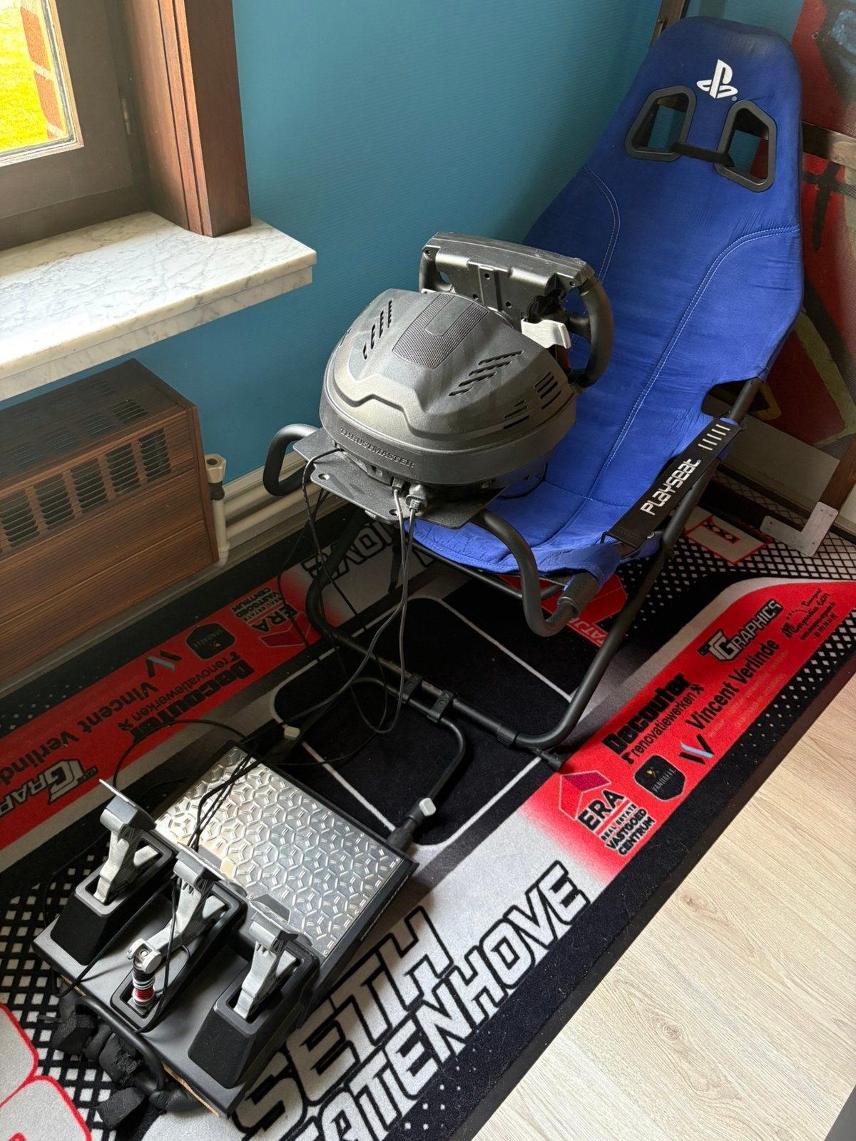 Thrustmaster t300 + ferrari F1 wheel add on + PS playseat, Consoles de jeu & Jeux vidéo, Enlèvement, Comme neuf