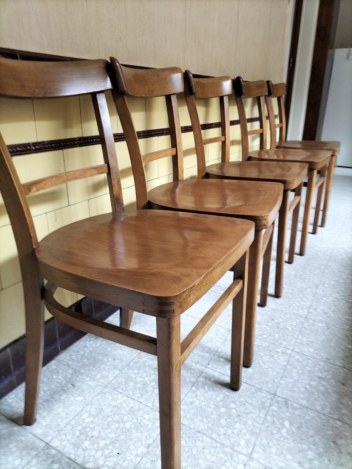chaises en bois, Maison & Meubles, Enlèvement