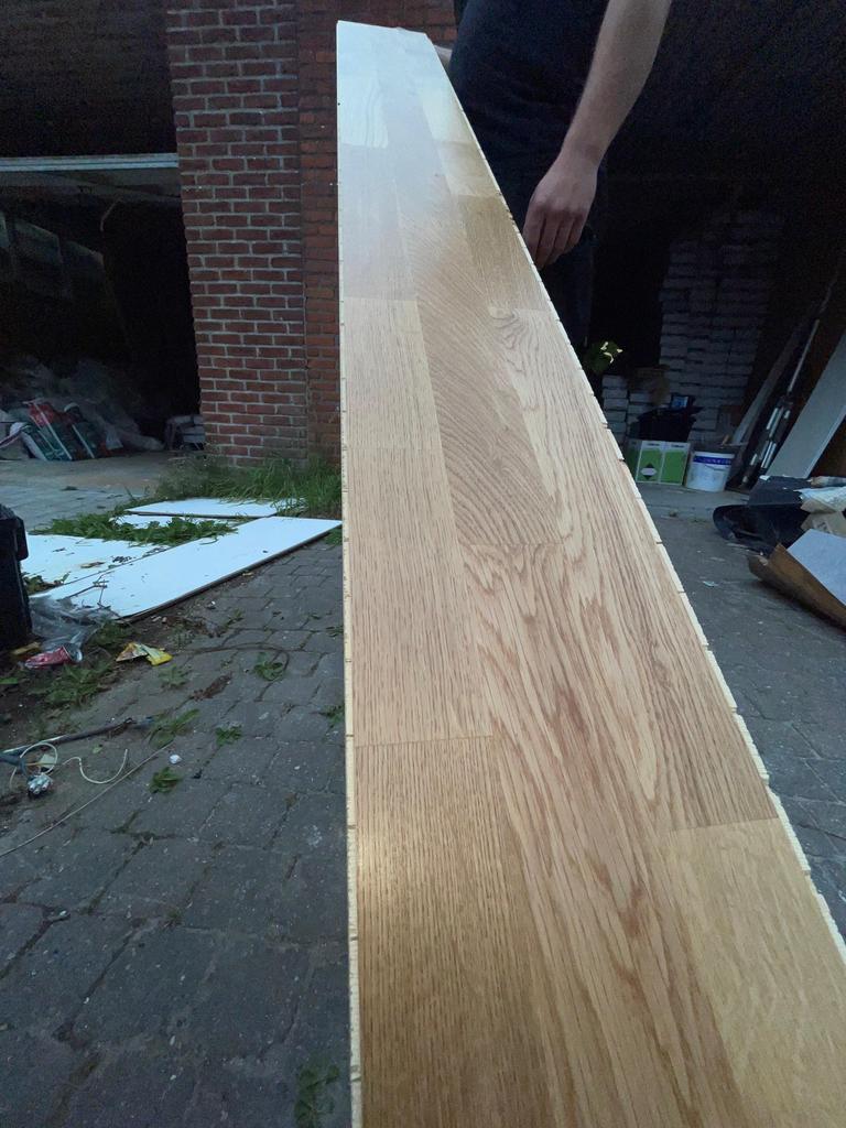 Eiken meerlaags parket te koop – nieuw in verpakking, Doe-het-zelf en Bouw, Ophalen, Minder dan 25 mm, Eiken, Nieuw