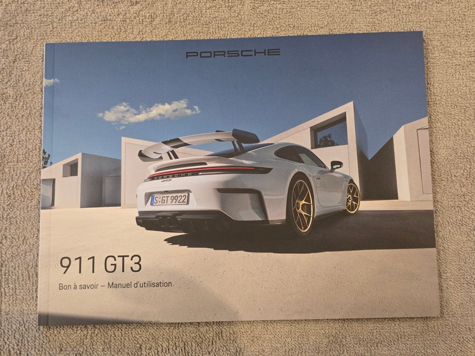 Handleiding Porsche 911 GT3 992/2 992.2 Frans FR, Ophalen of Verzenden