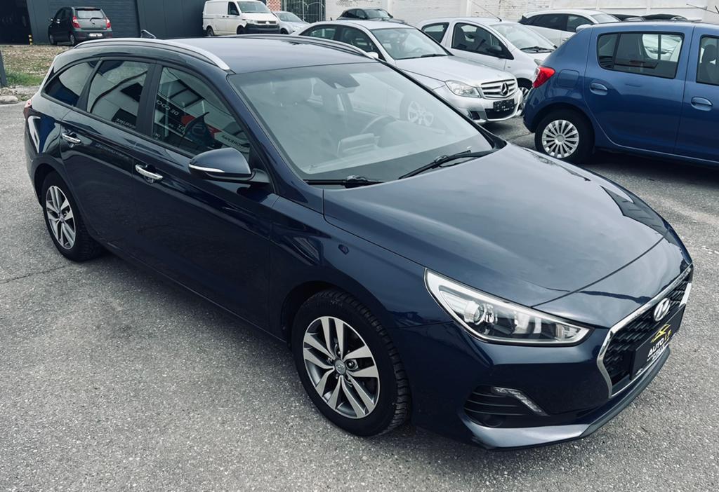 HYUNDAI I30 WAGON T-GDI 2020 ESSENCE, Auto's, Hyundai, Voorwielaandrijving, Stof, Blauw, Bedrijf