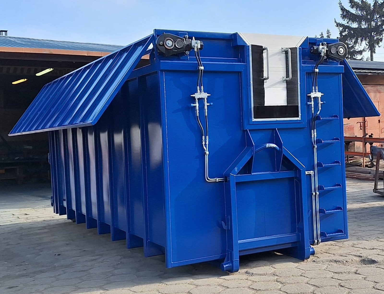 Haakarm container Afzetcontainer 10m3 20m3 30m3 40m3, Ophalen