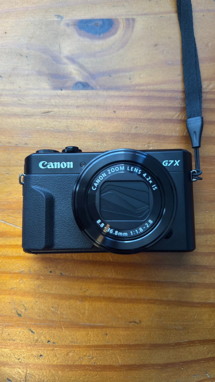 Canon PowerShot G7 X Mark II, Ophalen of Verzenden, Zo goed als nieuw, Draagriem, Canon