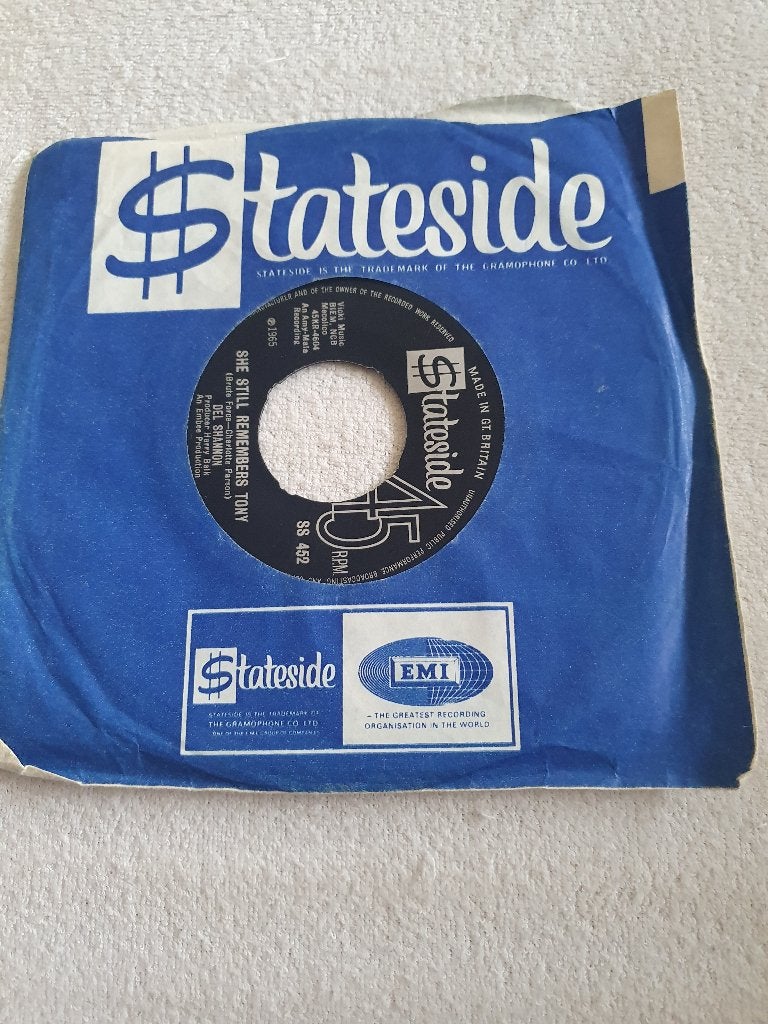 S - Del Shannon – Move It On Over - 1965, Cd's en Dvd's, 7 inch, Ophalen of Verzenden, Zo goed als nieuw, Pop